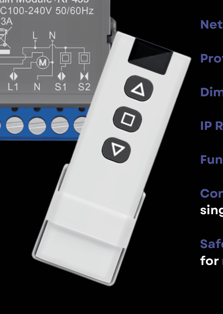 Remote 1Ch, Curtain Motors