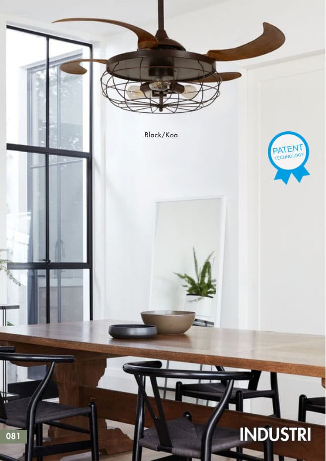 INDUSTRI, Decorative Ceiling Fans